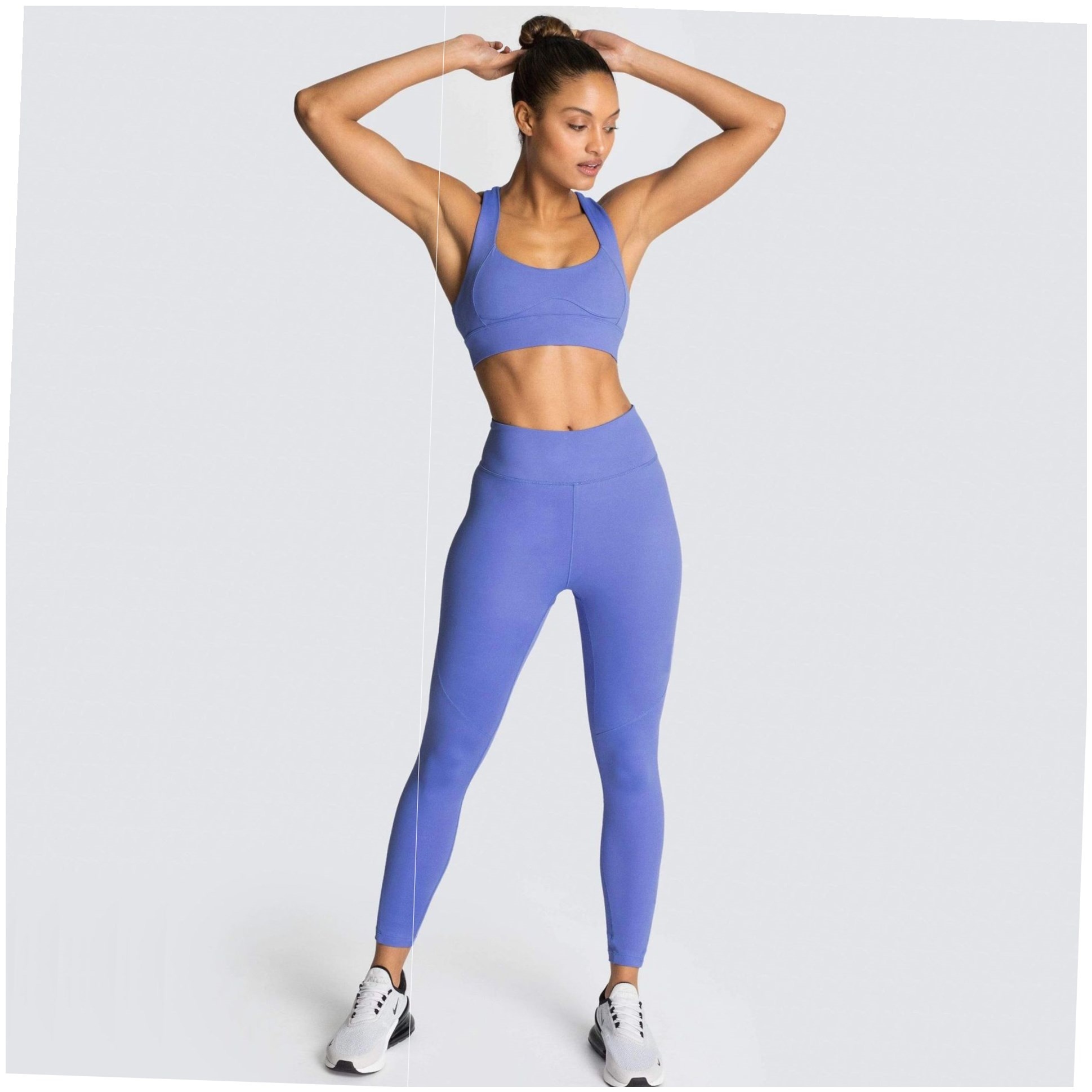 Pure Color Yoga Wear Sports Suit - Image 3